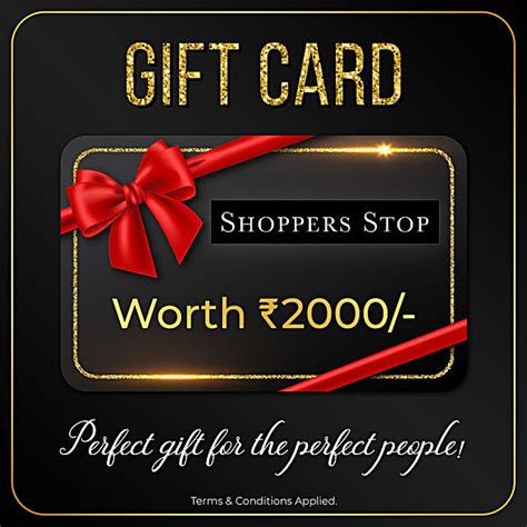 shoppers stop online gift card.